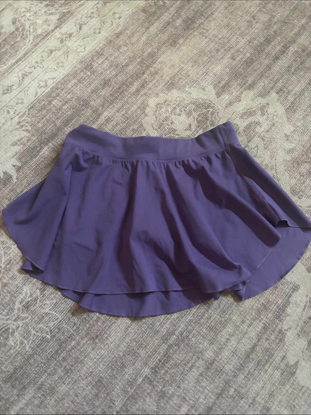 Women's Purple Flared Skort